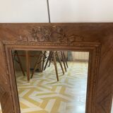 Wooden mirror 44x55cm