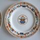 Haviland Limoges porcelain 6 dinner plates "A la corbeille" decor