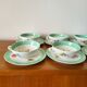 Ensemble de 8 tasses à thé ou café en porcelaine de Limoges