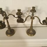 Candelabra gilded bronze 19th