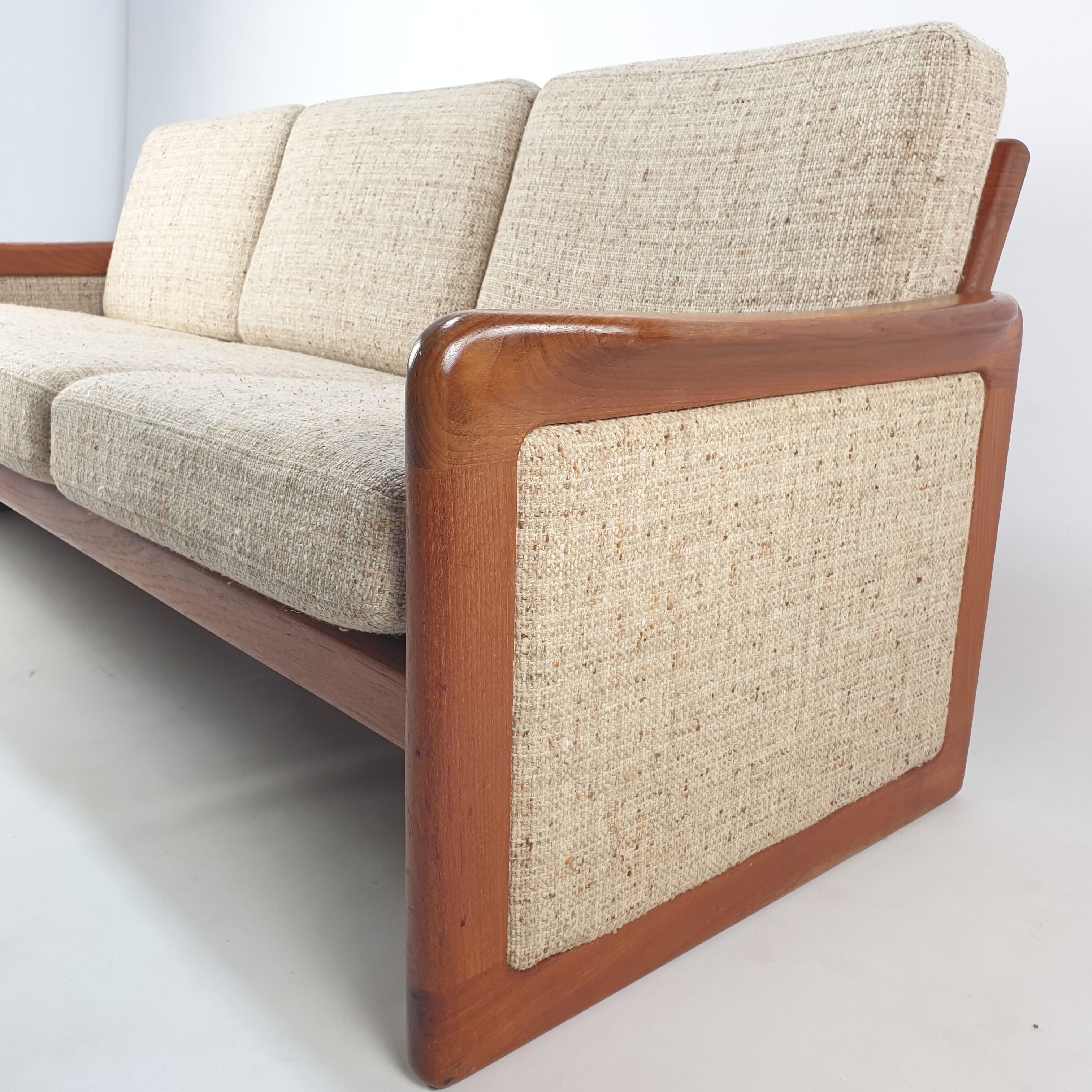 Midcentury Danish Teak 3-seater Sofa, 1970's