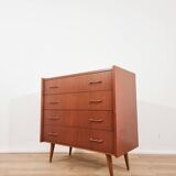 Scandinavian teak chest of drawers from the 1970s