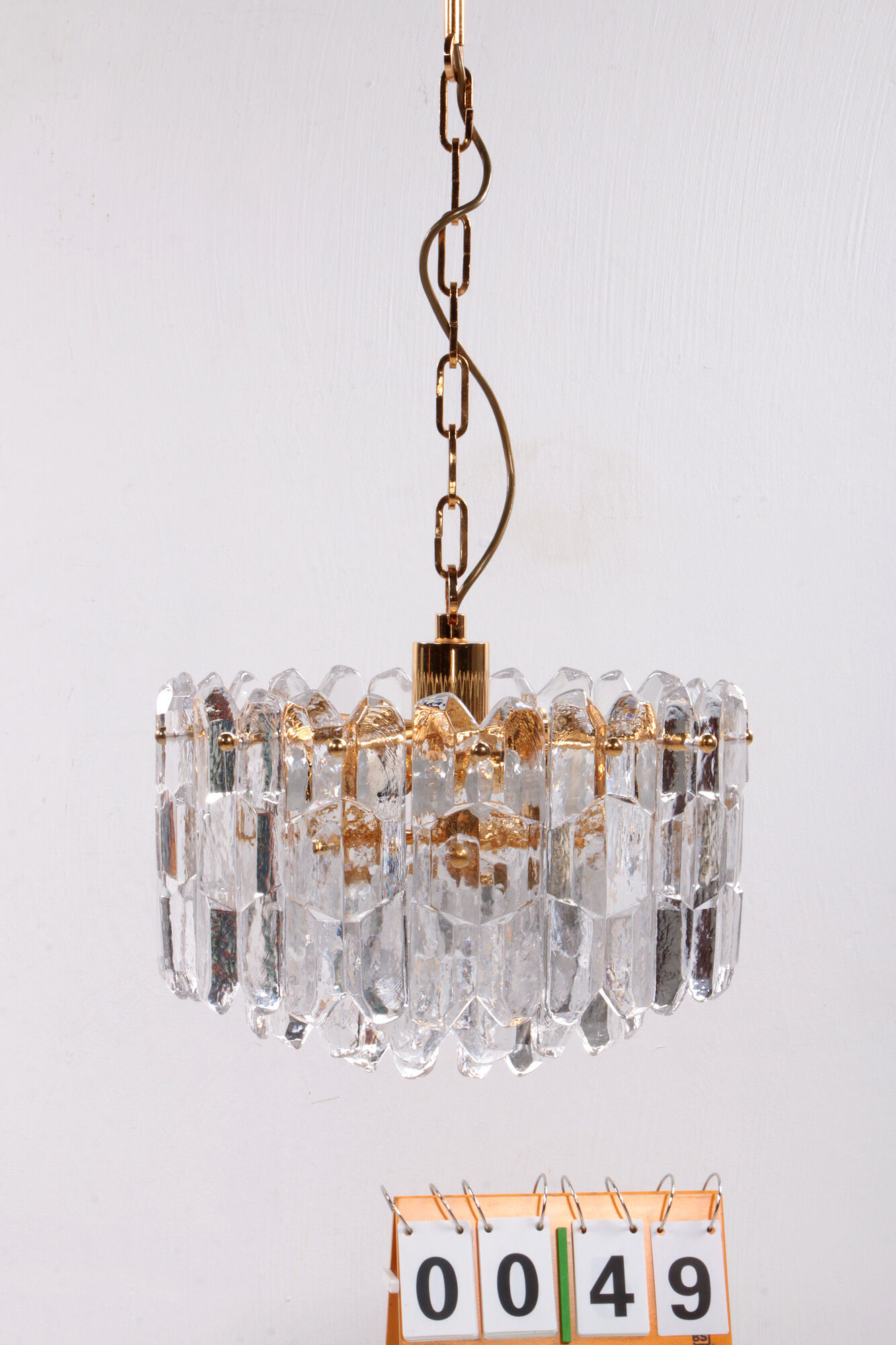Regency style hanging lamp made of Murano glass by Kalmar, 1960 Austria
