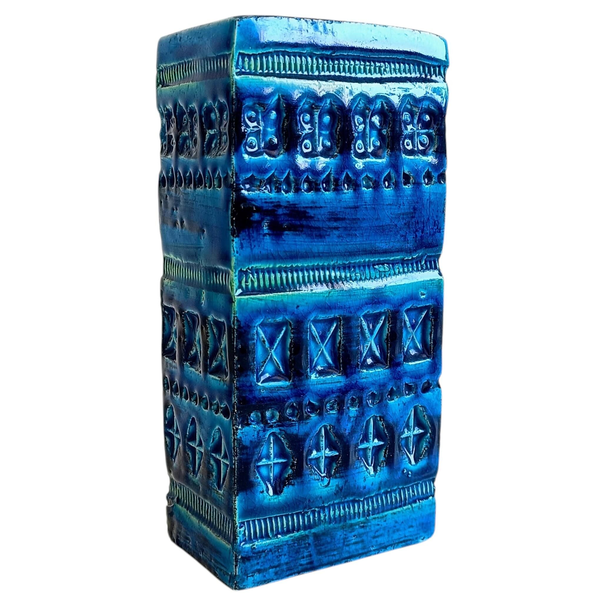 Aldo Londi for Bitossi “Rimini Blu” Etruscan Revival Ceramic Vase, 1960s