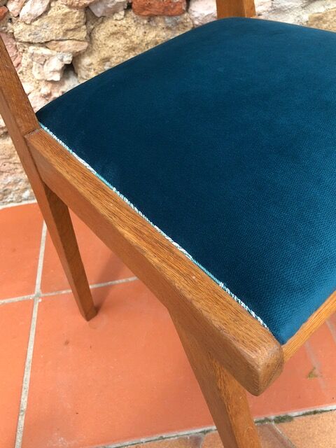 Paire de chaises années 50