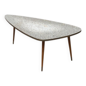 Table basse mosaïque allemande du milieu du siècle par Berthold Müller Oerlinghausen, années 1960