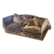 Velvet 3-seater sofa