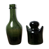 Martine duo green bottle glass insulator