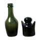 Duo Martine  isolateur verre bouteille verte