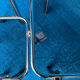 SET OF 3 NESTING TABLES WITH CHROME METAL DOUBLE BASE AND SMOKED GLASS