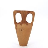 Decorative jar with wooden handles, 1950s