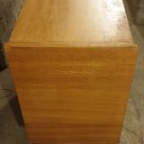 Vintage sixties rattan chest of drawers