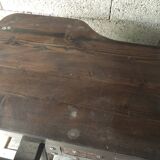 Medieval style bar furniture and two stools