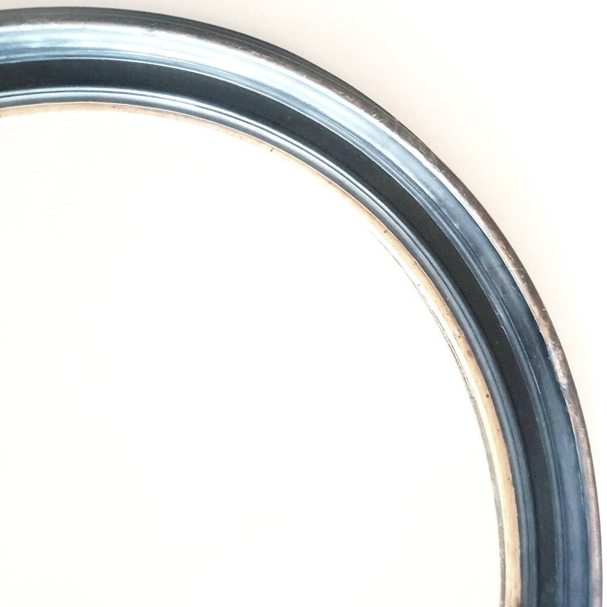 Large oval Louis-Philippe mirror 19th century