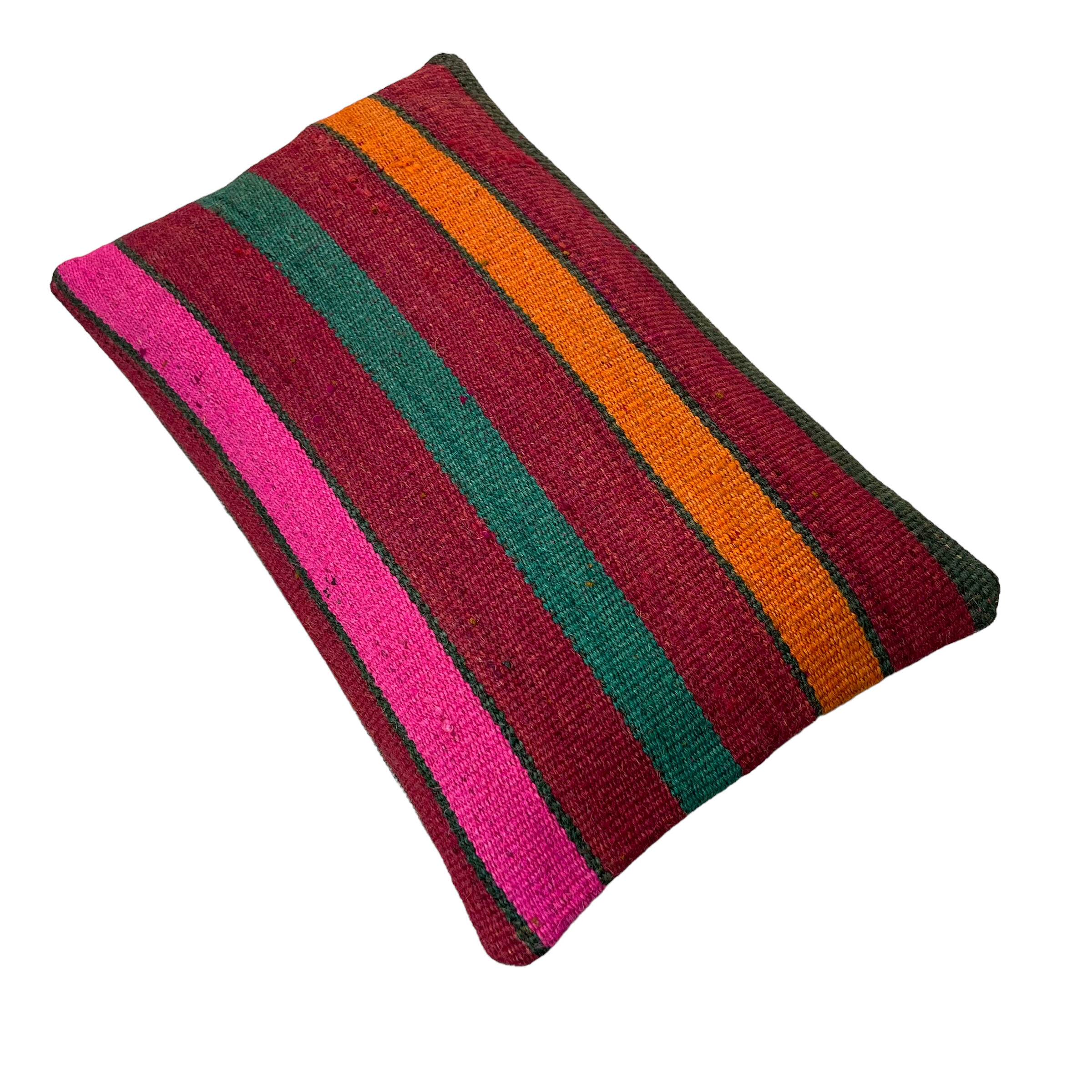 Vintage turkish kilim cushion cover, 30 x 50 cm