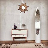 Mini sideboard TV cabinet end of Scandinavian vintage sofa