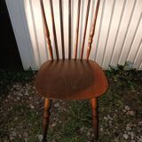 Ancienne chaise bistrot Baumann menuet bois vintage