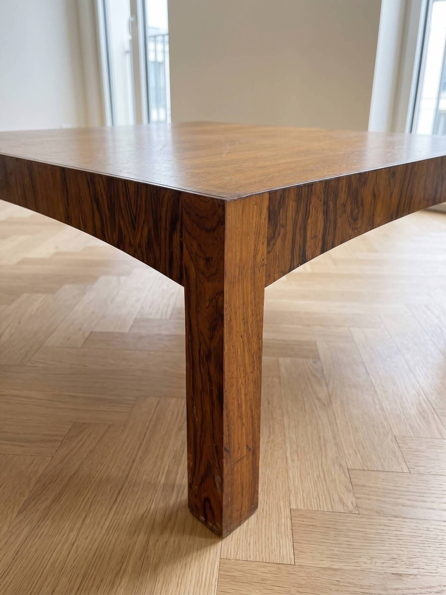 Vintage Scandinavian coffee table in rosewood.