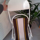 Vintage high-top folding child chair