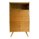Vintage Scandinavian Secretary Desk 1960s - Oak Colour