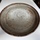 Large round stoneware dish signed Vallauris origin Diameter 30 cm