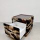Vintage camouflage box cabinet table nightstand