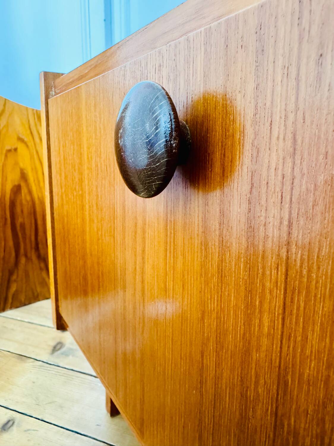 Pair of vintage Scandinavian design bedside tables