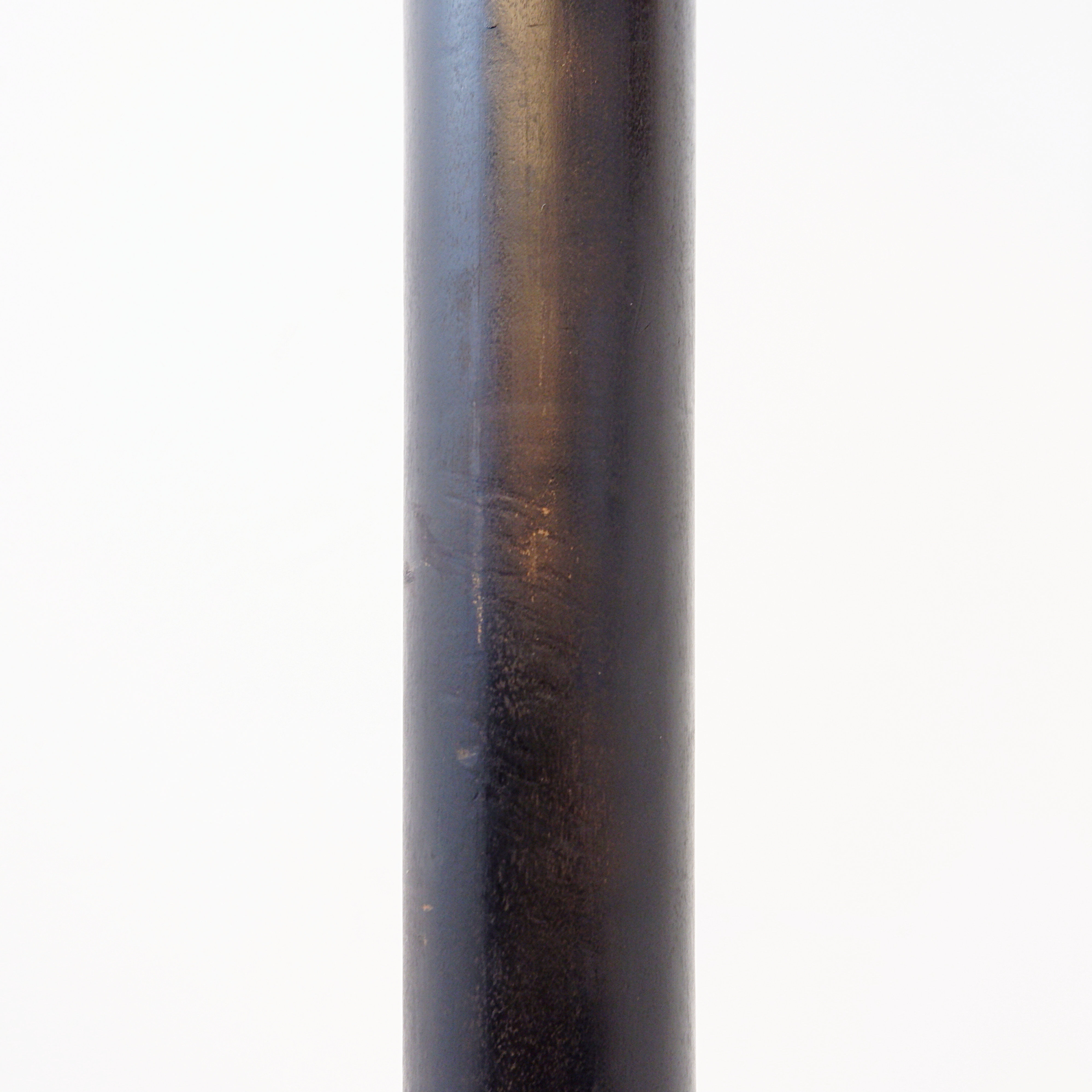 Art Deco metal and brass floor lamp