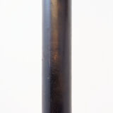 Art Deco metal and brass floor lamp