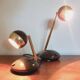 Pair of Midcentury Telescope Table Lamps Eichhoff Werke, Germany, 1970s