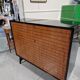 Vintage black lacquered buffet and wood Maurice Flachet