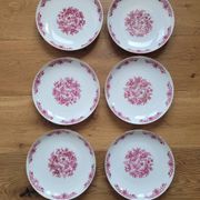 6 antique plates Hertel Jacob