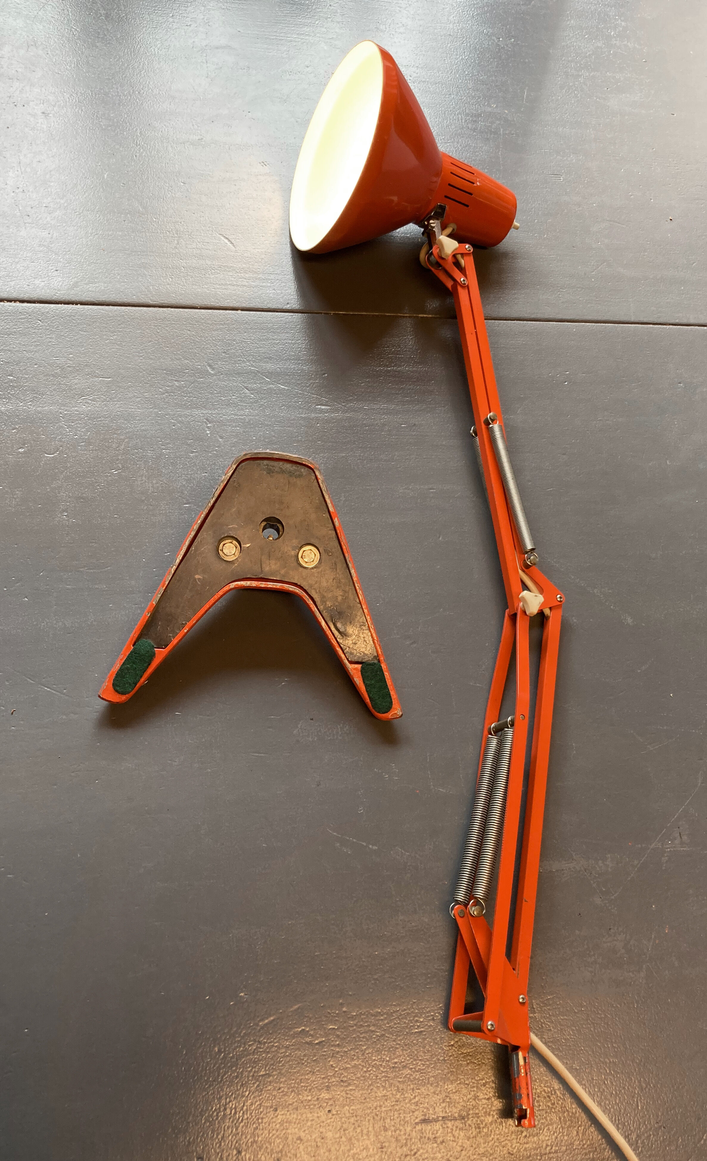 Lampe vintage  industriel de travail Sweden