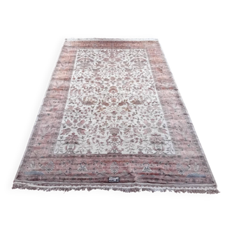 Tapis Pakistanais en laine et soie fait main