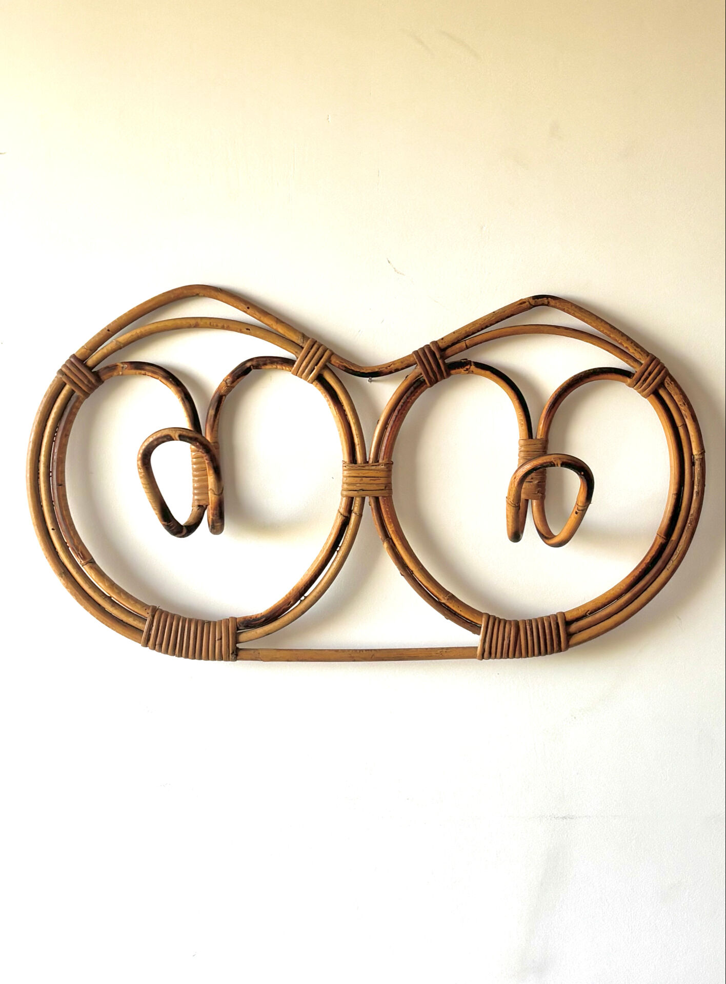 Porte manteaux en rotin Francisco Albini 1960