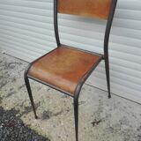 School mullca 510 foot spindle vintage chair