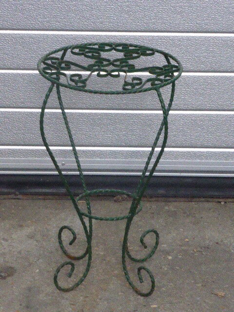 Charming metal plant holder 1950