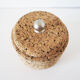 Cork ice bucket and its 1970 ice clip