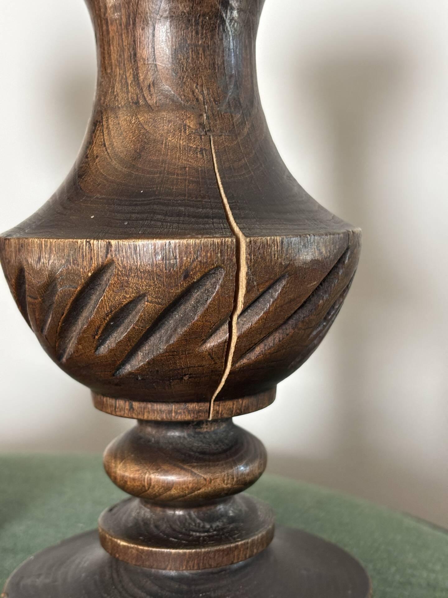 Wooden candle holders