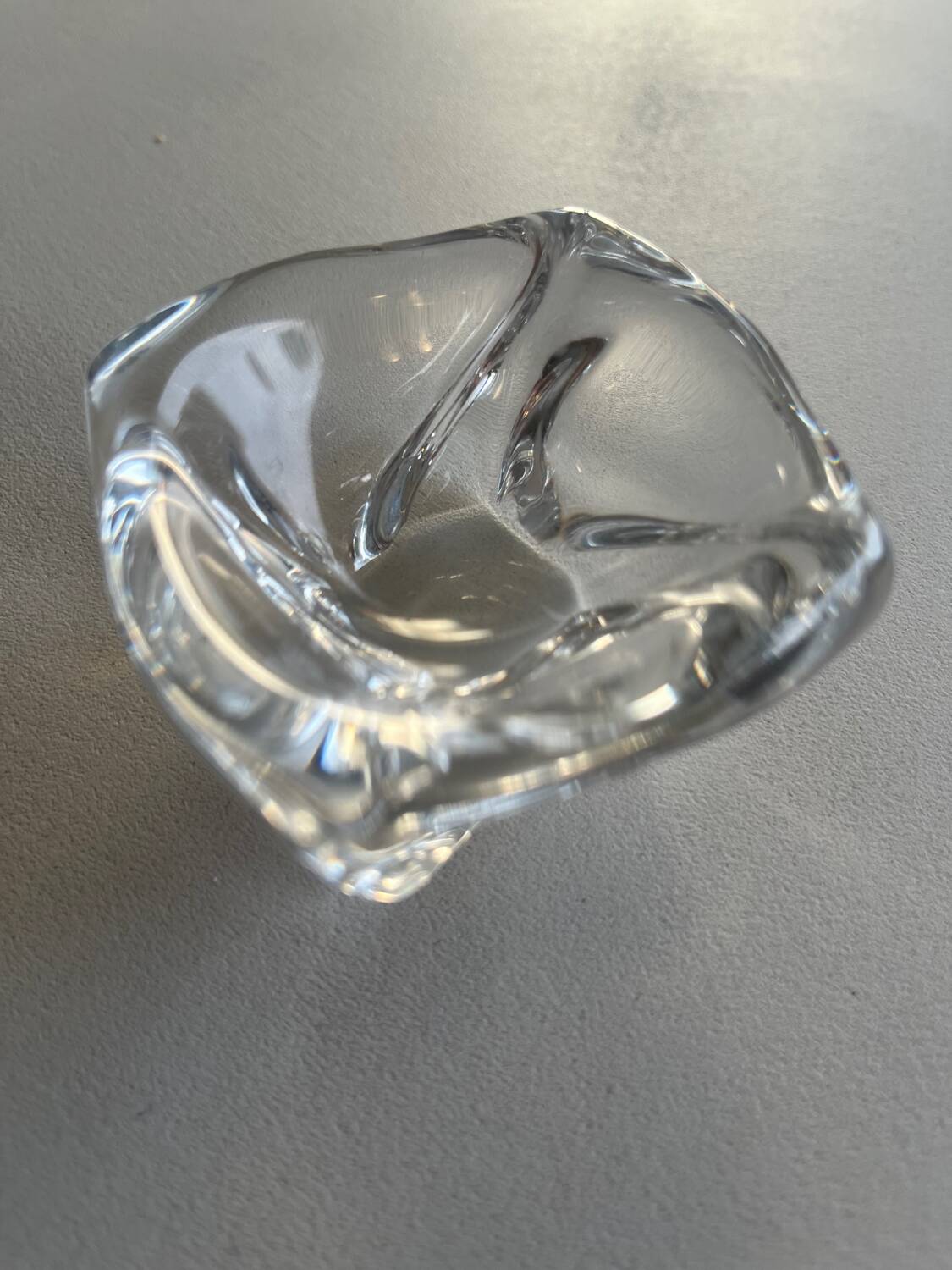 Daum crystal ashtray