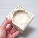 Fratelli Mannelli ashtray in travertine 1960s