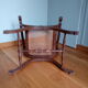 Fauteuil canné curule ou dagobert