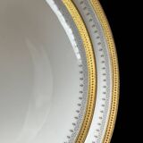 Tableware, 25-piece service, white porcelain and fine gold Winterling