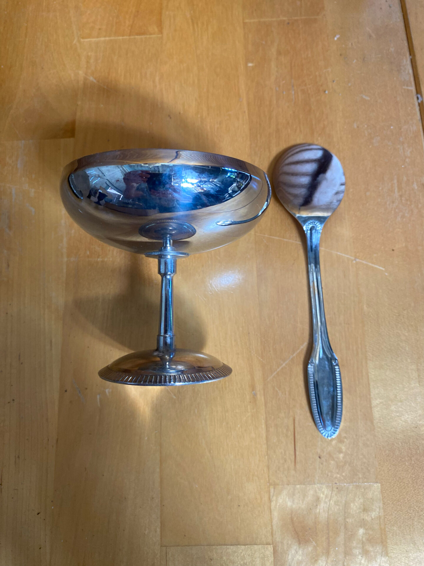 Service à glace rémy letang plateau + 6 coupes + 6 cuillères vintage #