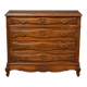 Provençal commode in walnut – Red marble top - late 19th century