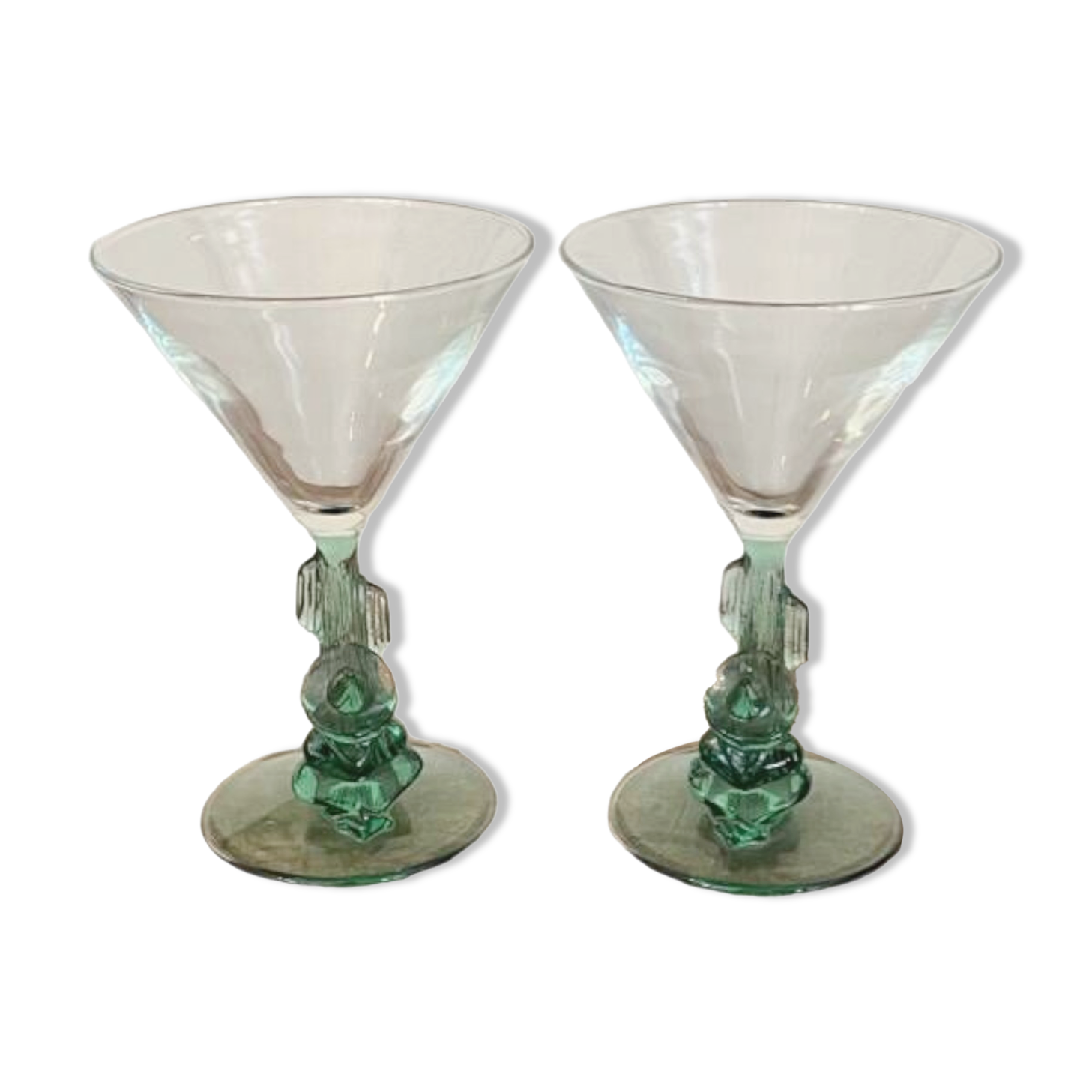 Set of 2 vintage Siesta cocktail glasses
