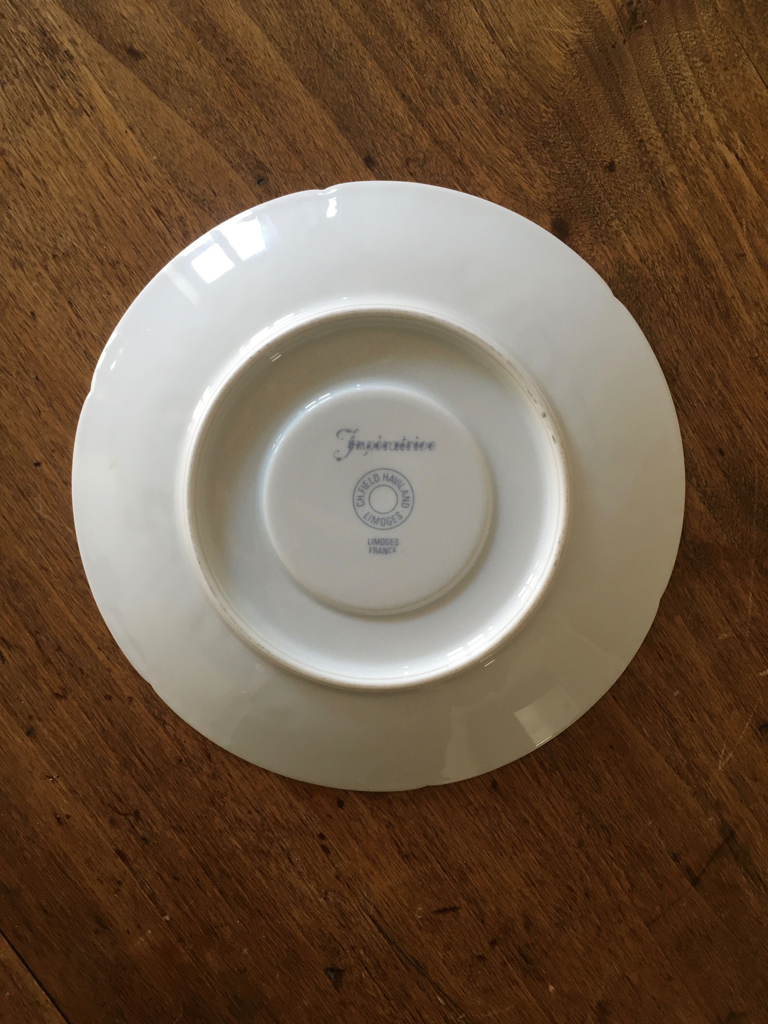 1 small plate Haviland Limoges