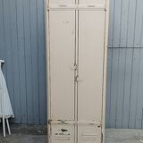 Vestiaire vintage métal 2 portes