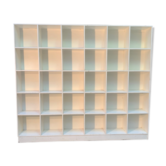 Étagère de rangement vintage bibliothèque design