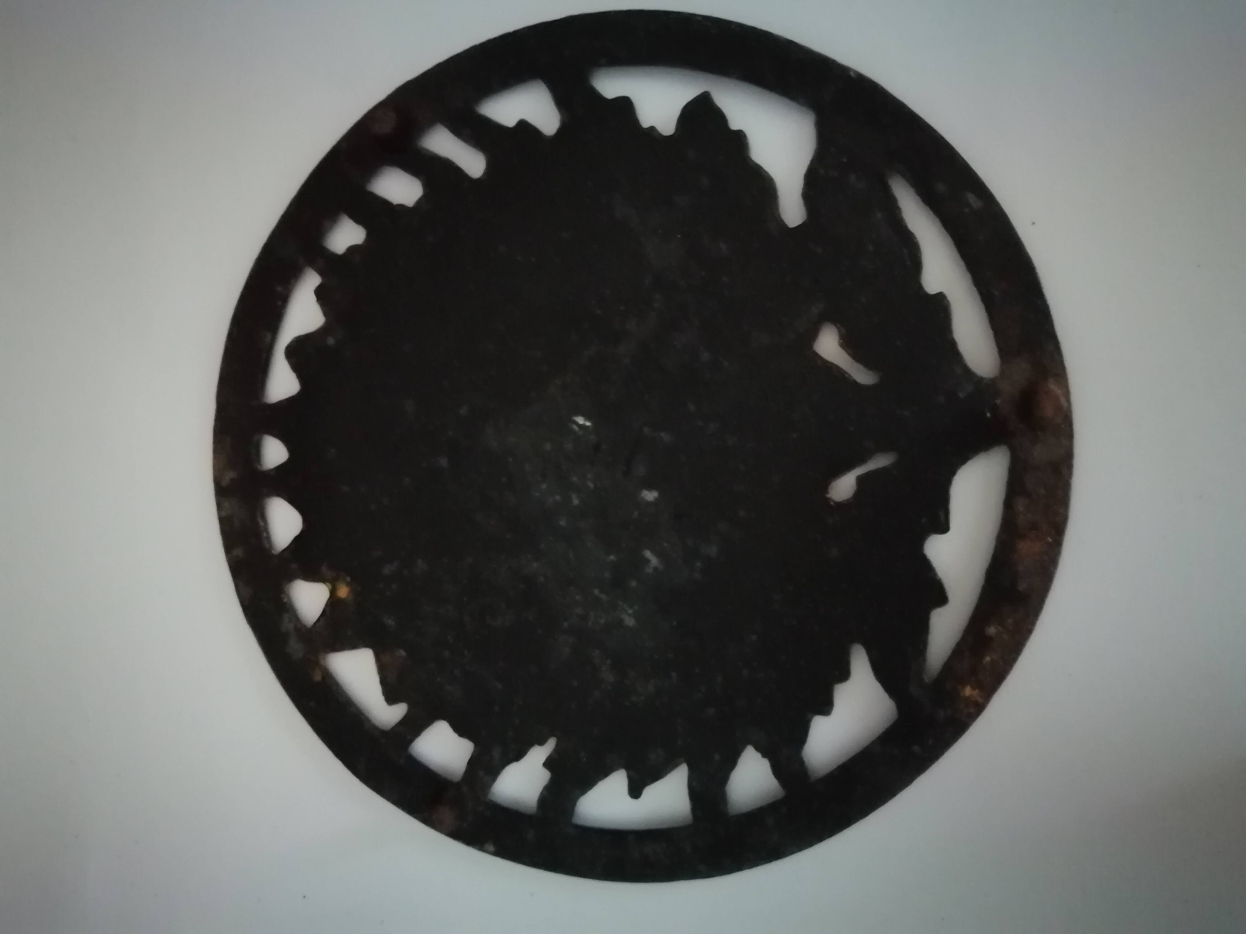 SUNFLOWER CAST IRON TRIVET